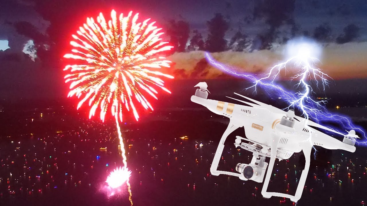 Fireworks drone